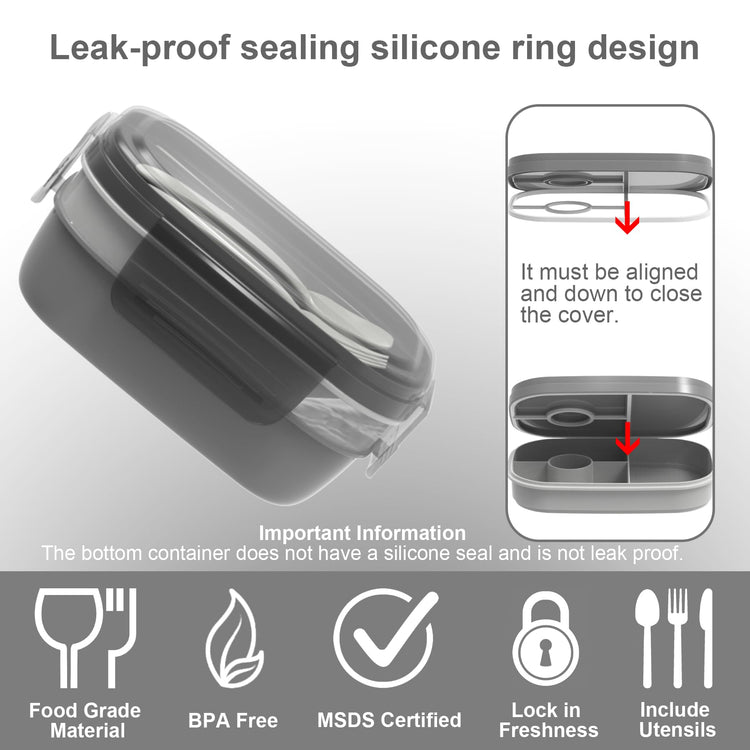 Leakproof Bento Box & Insulated Lunch Bag Set