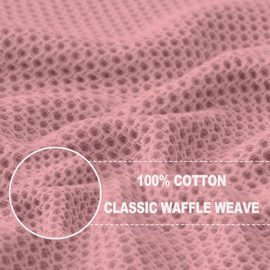 100% Cotton Waffle Weave Kitchen Dish Towels 6 (6 Count)