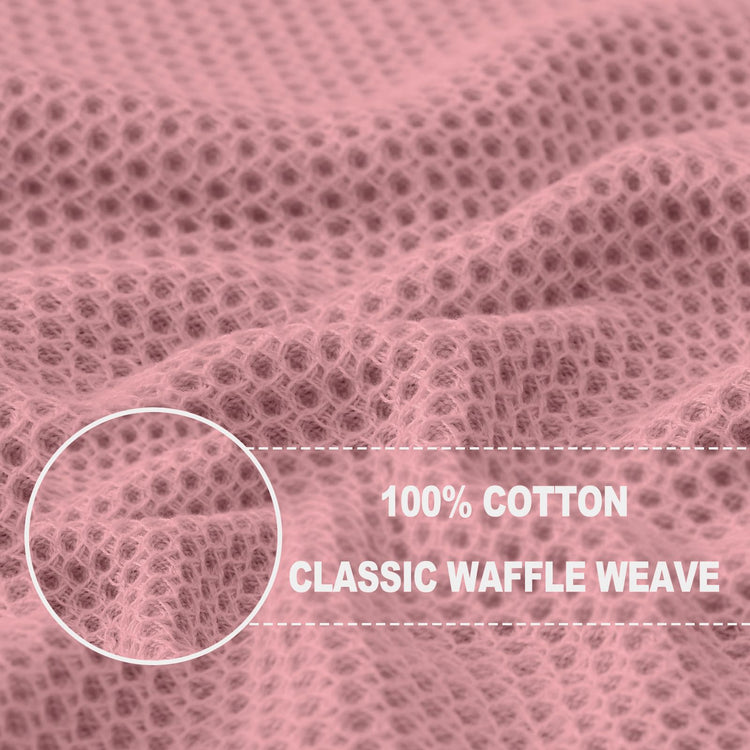 100% Cotton Waffle Weave Kitchen Dish Towels 12 (12 Count)
