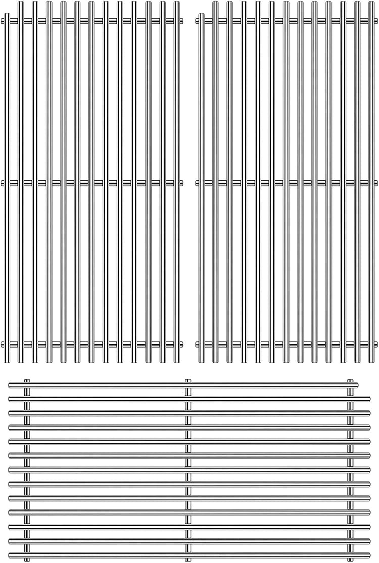 54801 Grill Grates Replacement for DCS Grill Parts 20” DCS 36, 48, 36ABQR,36BQ, 36BQR, 36DBQ, 48DBQAR, 48DBQR, 48EBQAR, 48EBQR, BGA36-BQARL, BGA36-BQARN, Stainless Steel BBQ Ceramic Rods Grids