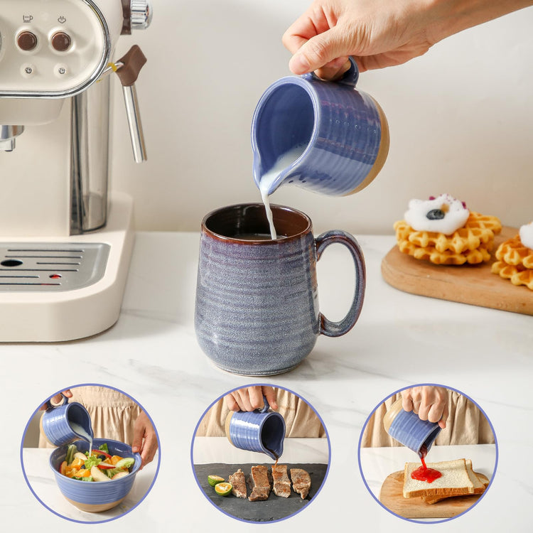 Sugar and Creamer Set with Lid Spoon