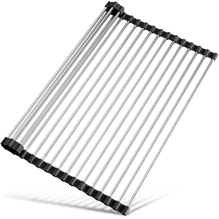 Roll Up Dish Drying Rack Over Sink