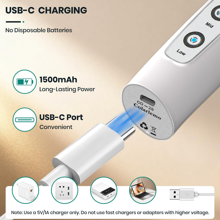 Milk Frother Handheld Rechargeable