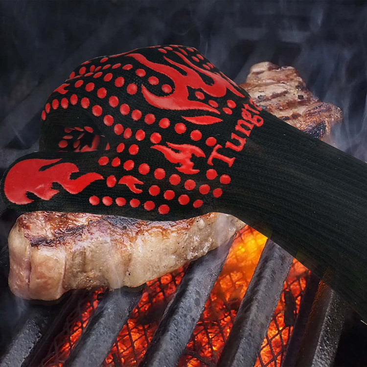 Turkey Fryer BBQ Heat Resistant Gloves (2 Count)