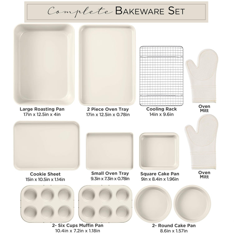 Nonstick Stackable Bakeware Set