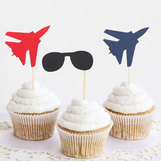 Fighter Party Cupcake Topper