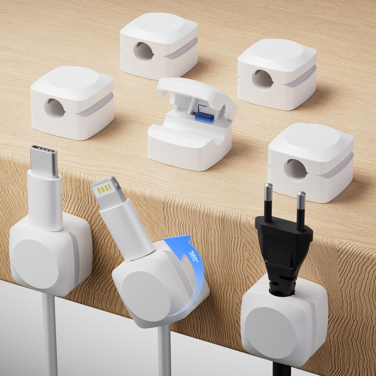 Rotatable Cord Organizer (8 Count)