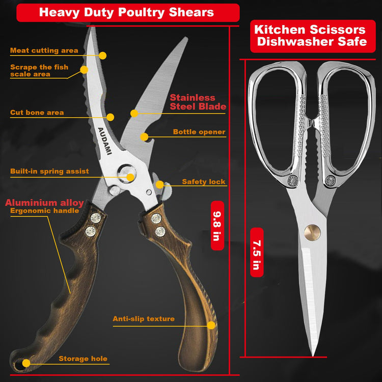 Kitchen scissors 2 Pack