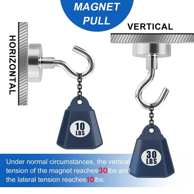 Magnetic Hooks (15 Count)