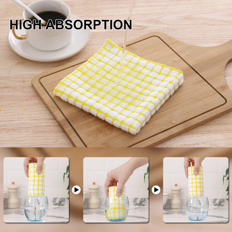Cotton 6 Pack Terry Kitchen Towels (6 Count)
