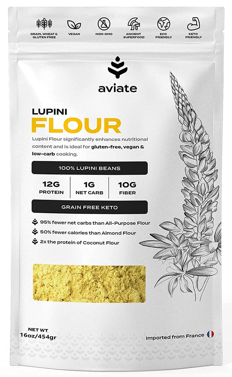 Lupini FLOUR Keto & Vegan Friendly Superfood (16 Ounce)
