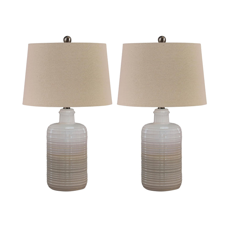 25 in Ceramic Table Lamp Set of 2