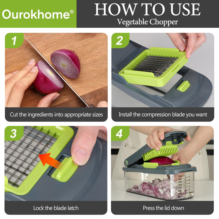 Veggie Chopper and Dicer with Container (12 Count)