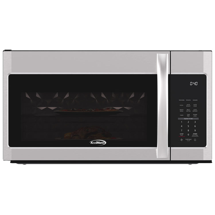 1.9 Cu. Ft. Over the Range Microwave Oven with Oven Lamp and 300CFM Recirculation Vent Hood Function