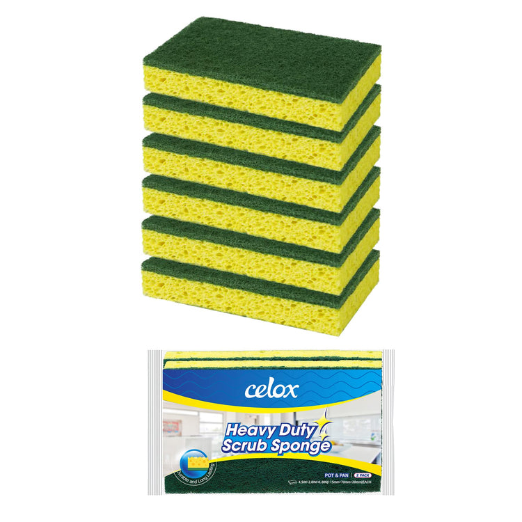 6 Pack Dish Sponge for Kitchen (6 Count)