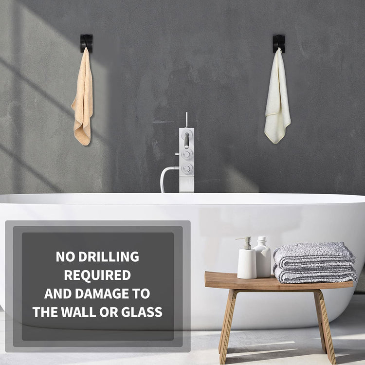 4 Pcs Self Adhesive Kitchen Towel Hook Holder
