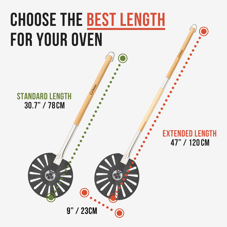 9 Inch Aluminum Pizza Turning Peel