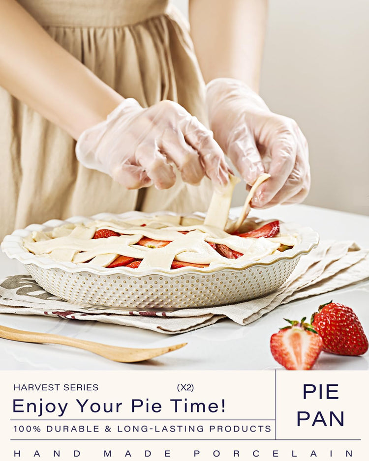 Ceramic Pie Pan Set of 2 (2 Count)