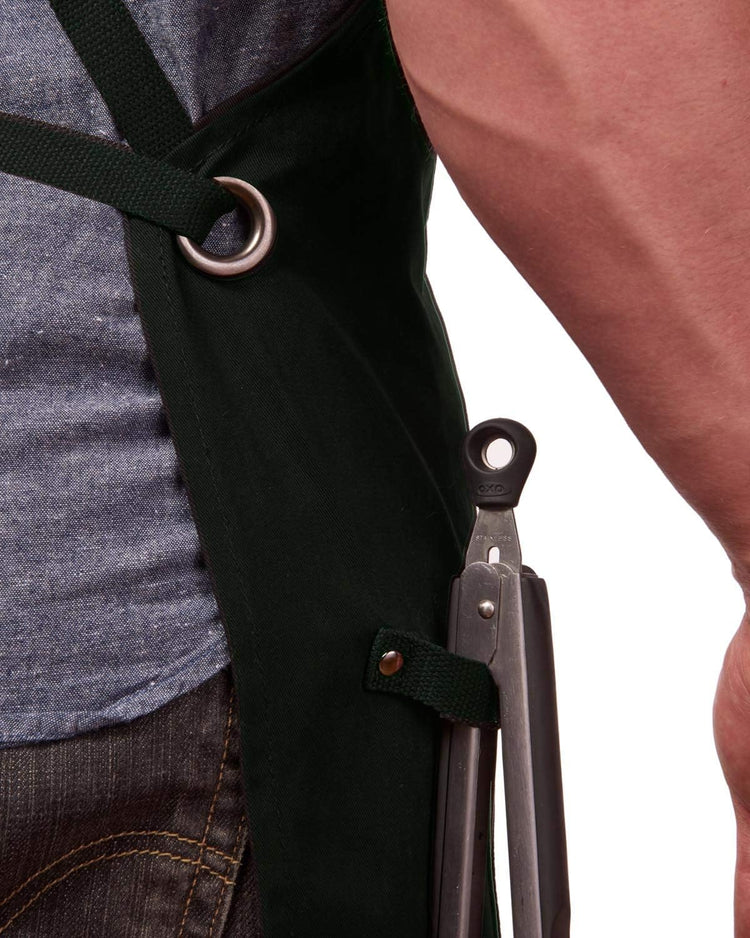 Hudson Durable Goods - Professional Grade Chef Apron for Kitchen, BBQ & Grill