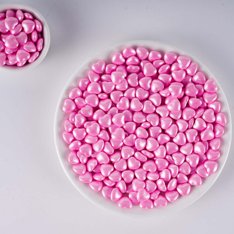 Pink Heart Shapes Sprinkles (4.58 Ounce)
