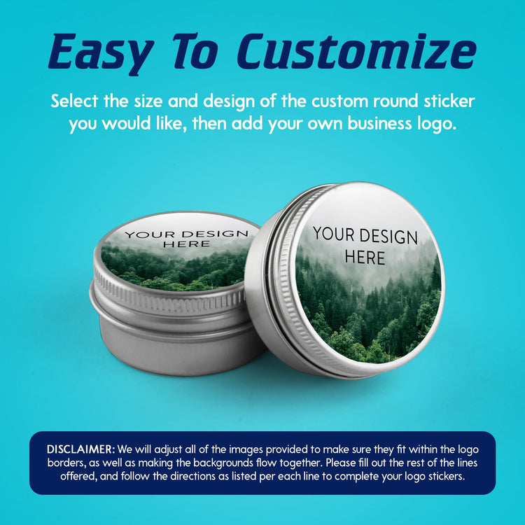 Custom Vinyl Stickers Your Image (100 Count)