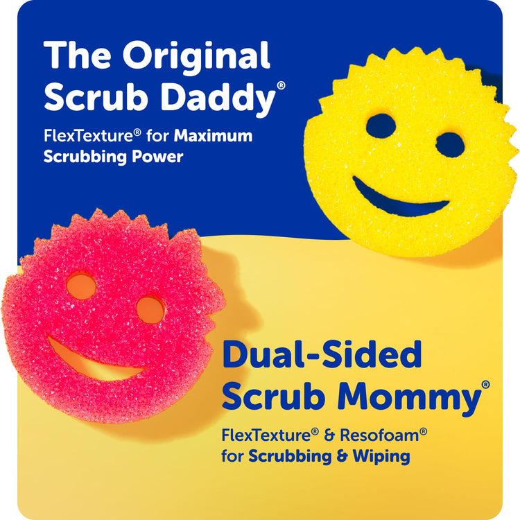 Scrub Mommy Kitchen Sponges for Dishes & Wiping Spills (9 Count)