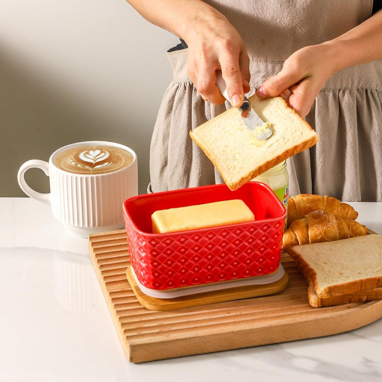 Ceramic Butter Dish with Lid