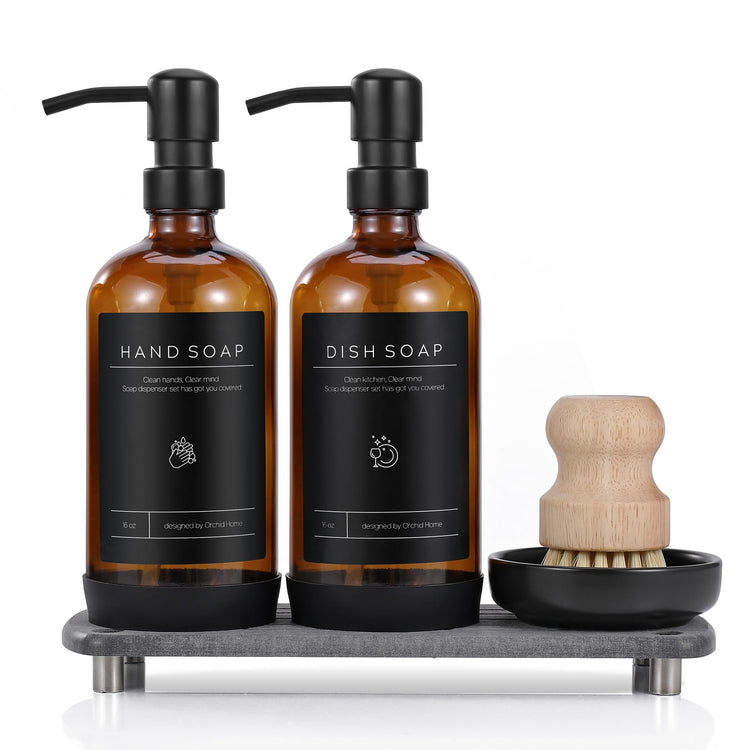Luxury] Kitchen Soap Dispenser Set