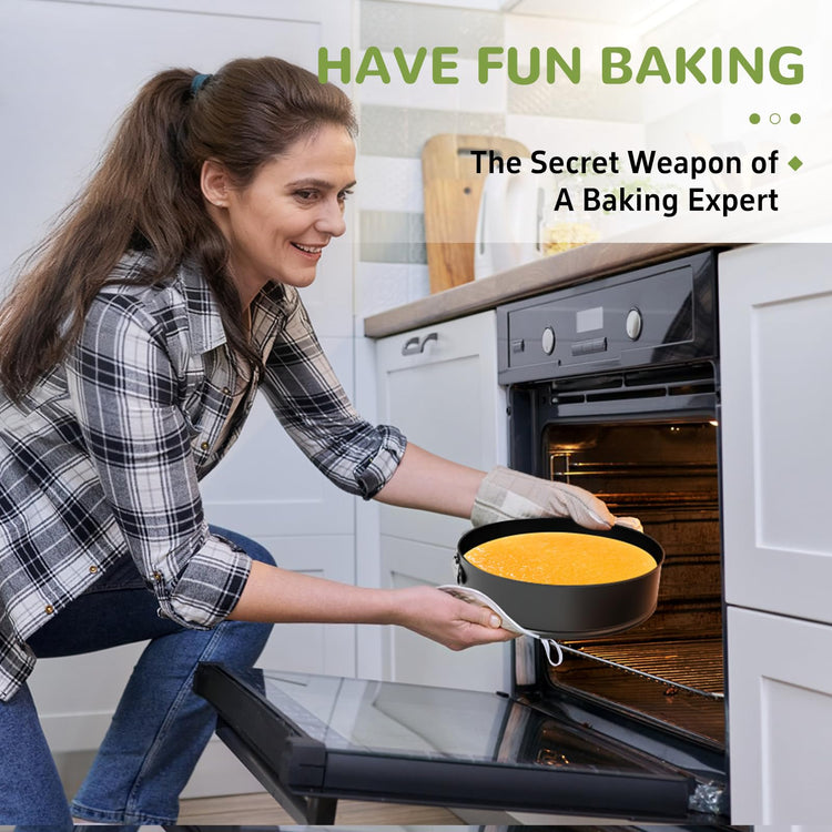 9 Inch Springform Pan with Removable Bottom