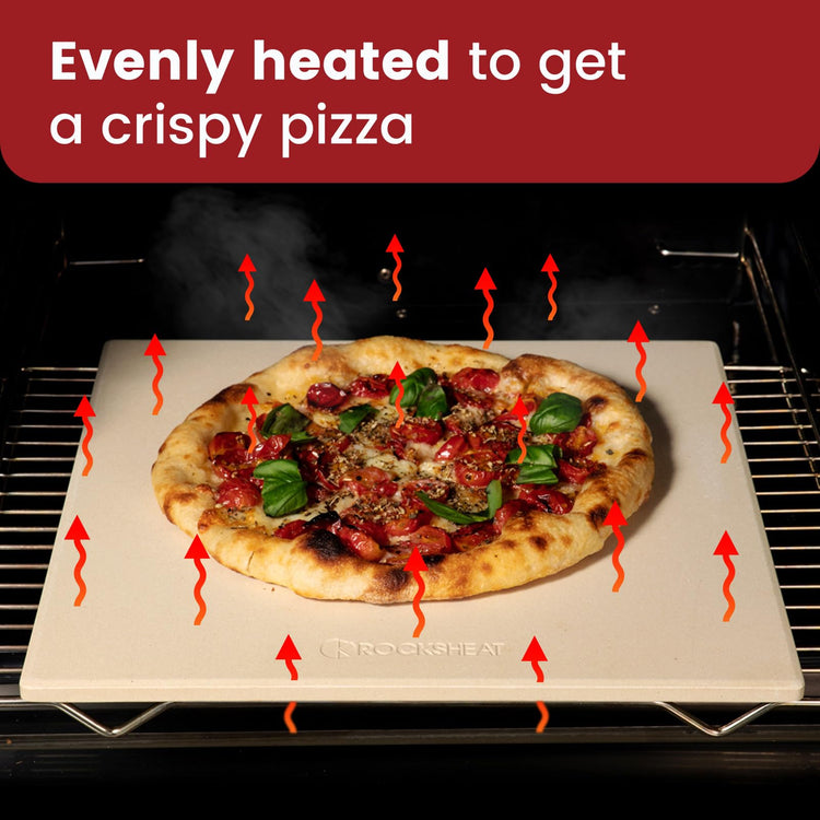 13.2" x 13.2" x 0.4" Square Cordierite Pizza Baking Stone Perfectly Compatible for Ooni Koda & Fyra 12