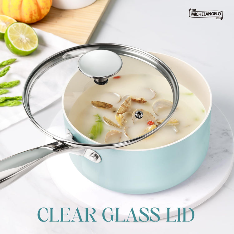 Sauce Pan with Lid (3 Count)