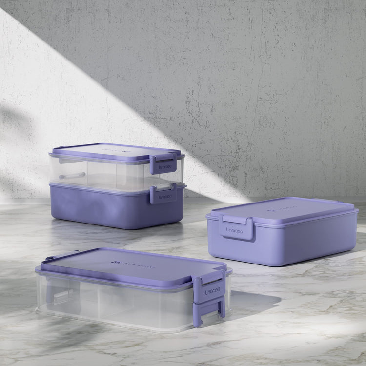 Stackable 2 Tier Adult Bento Box