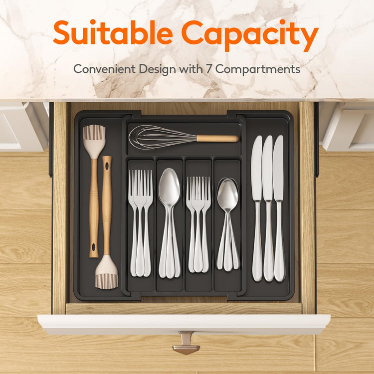 Expandable Silverware Drawer Organizer