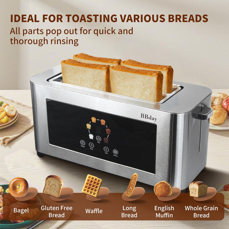 Touch Screen Smart Toaster 4 Slice