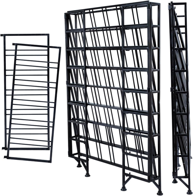 Wine Rack Freestanding Floor,Gray Metal Wine Rack, 9 Tier Wine Stand,Wine Storage Holds up to 54 Bottles,No Assembly Required