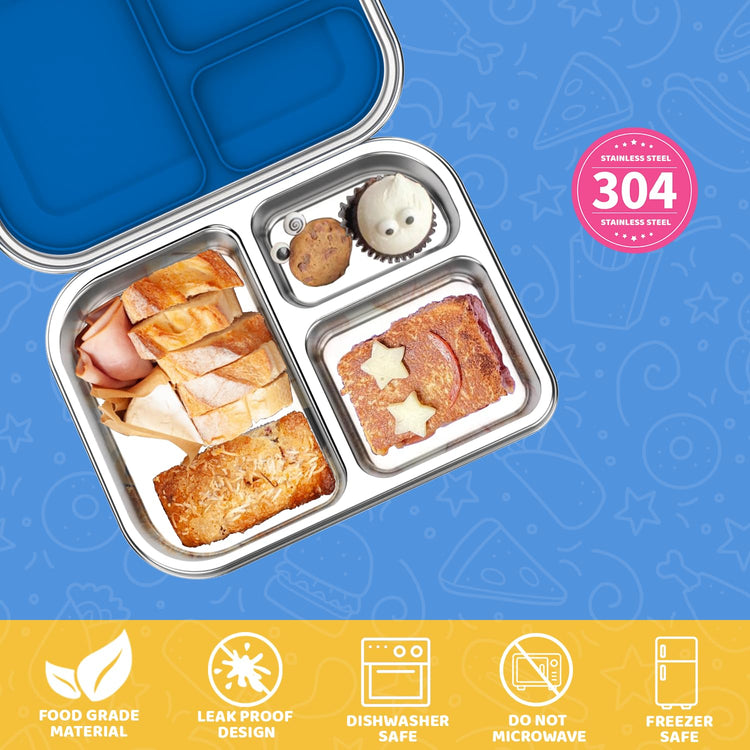 Stainless Steel Bento Box for Kids 1000ml