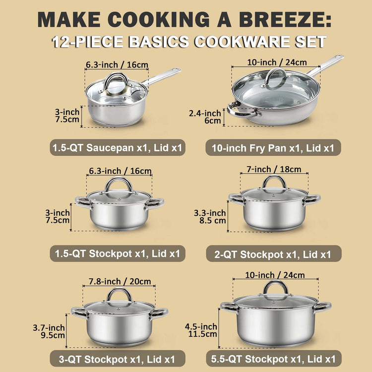 Kitchen Cookware Sets