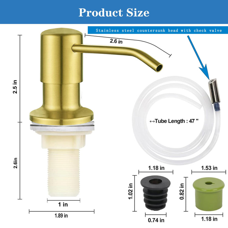 Soap Dispenser for Kitchen Sink