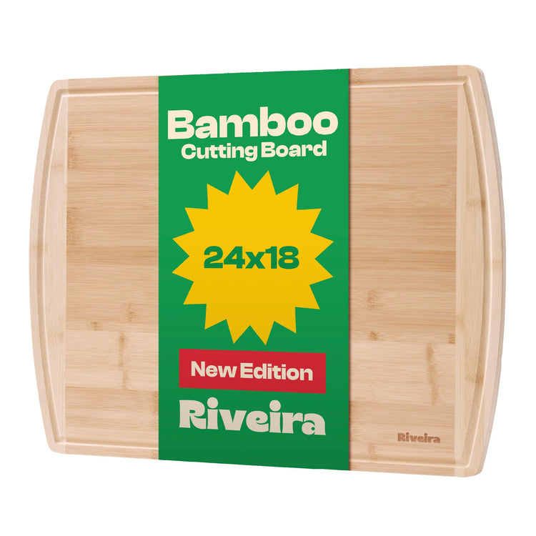 Two Tone Bamboo Wood Cutting Board