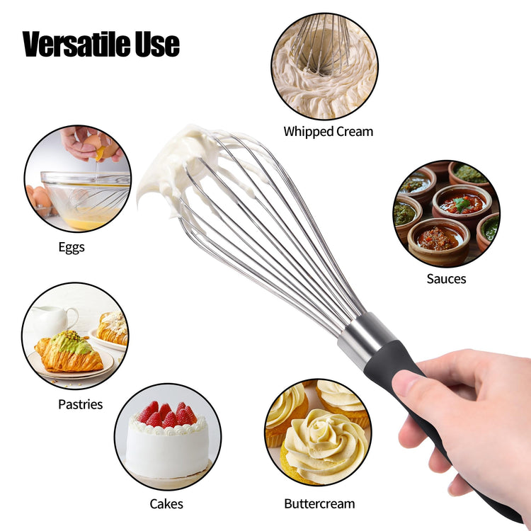 18 8 Stainless Steel Balloon Whisk for Cooking