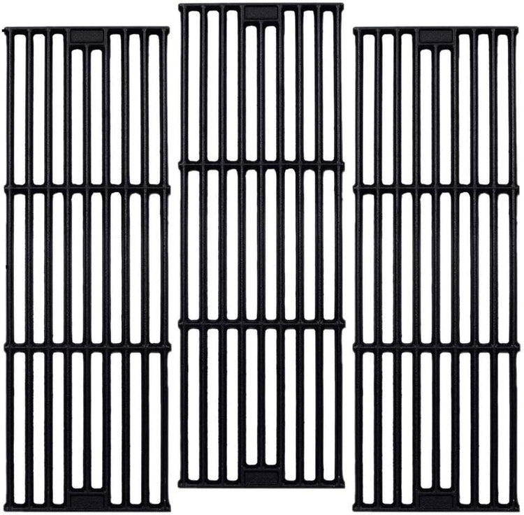 C6505A(3-Pack) 19 3/4" Cast Iron Cooking Grid Grates Replacement for Chargriller 2121, 2123, 2222, 2828, 3001, 3008, 3030, 3725, 4000, 4208, 5050, 5072, 5252, 9020