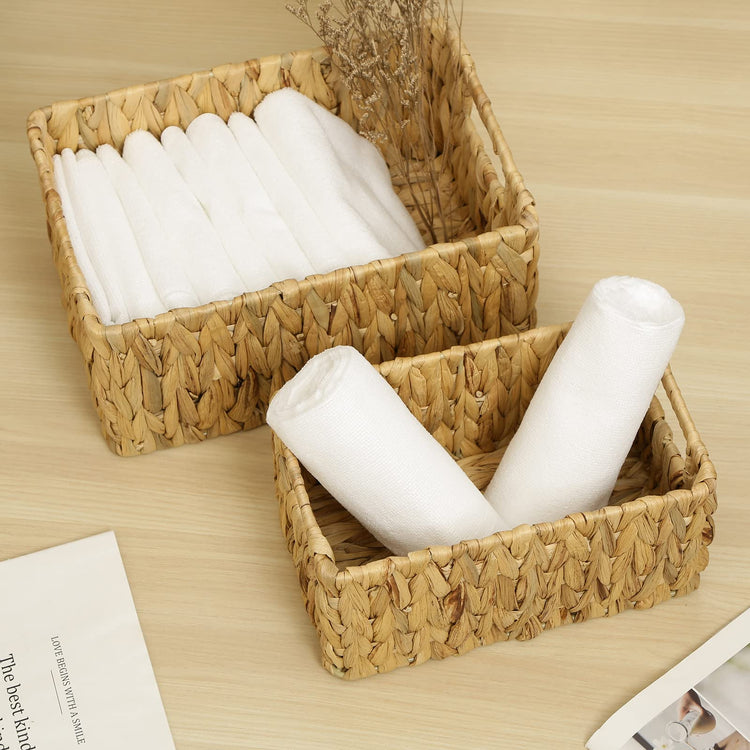 Water Hyacinth Storage Baskets (2 Count)
