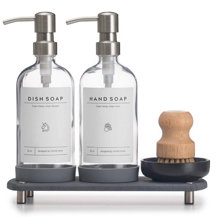 Luxury] Kitchen Soap Dispenser Set (7 Count)