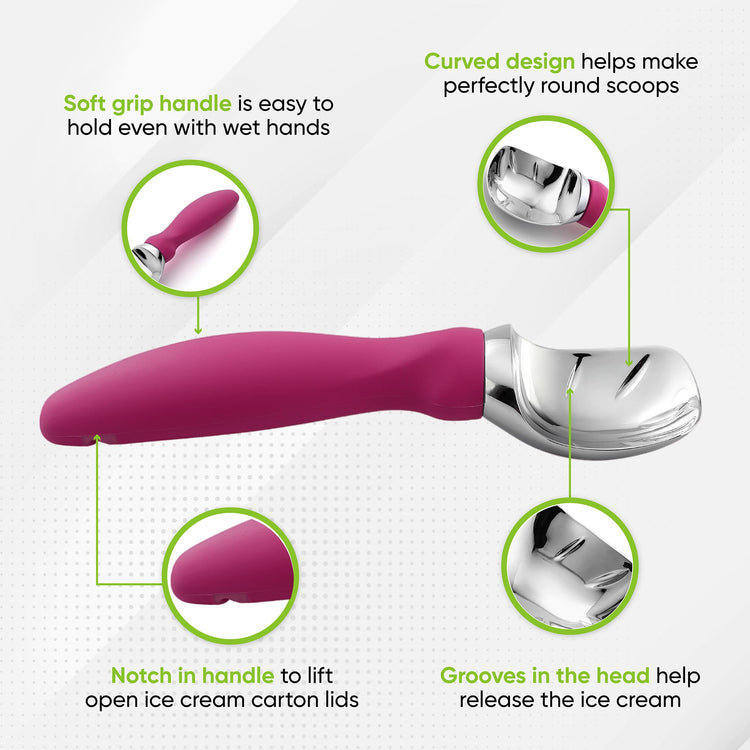 Heavy Duty Metal Ice Cream Scooper w