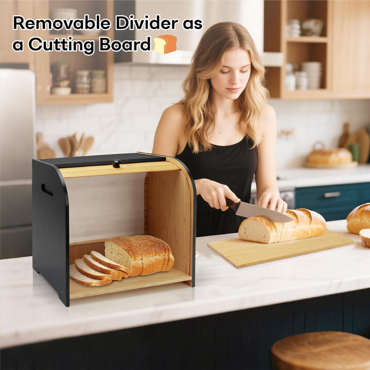 Bread Box for Kitchen Countertop