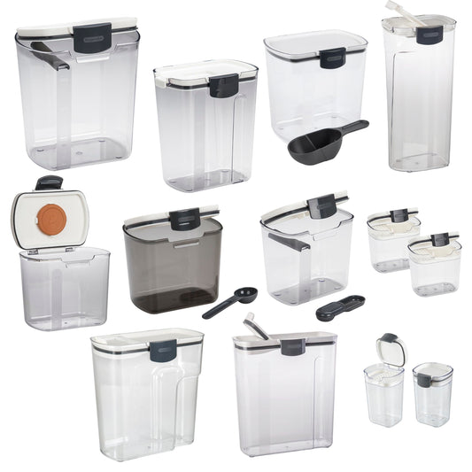 ProKeeper Baker's Airtight Kitchen Storage Canister Container Set for Flour