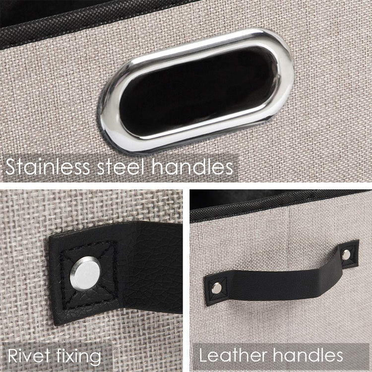 Fodable Storage Baskets for Closet [5 (5 Count)