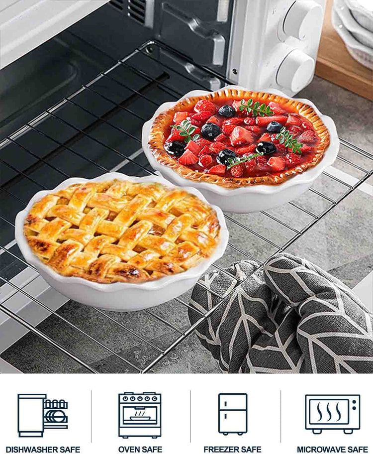 Ceramic Mini Pie Pans (6 Count)