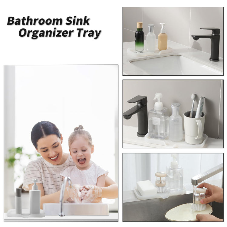 Silicone Soap Dish with Drain Spout