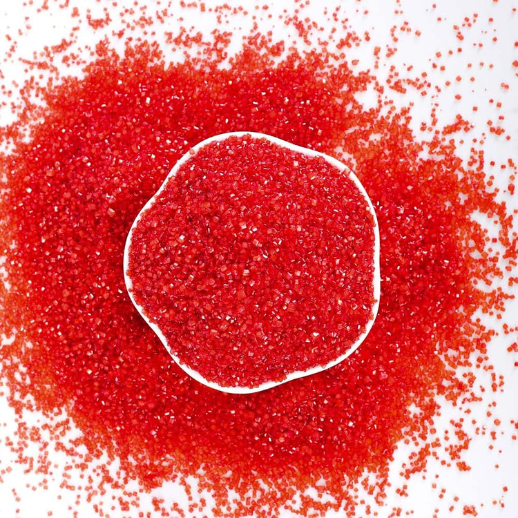 Red Sanding Sugar Sprinkles (3 Ounce)